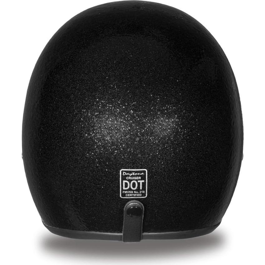 Casco Abierto Daytona Helmets Cruiser Metal Flake Rosa