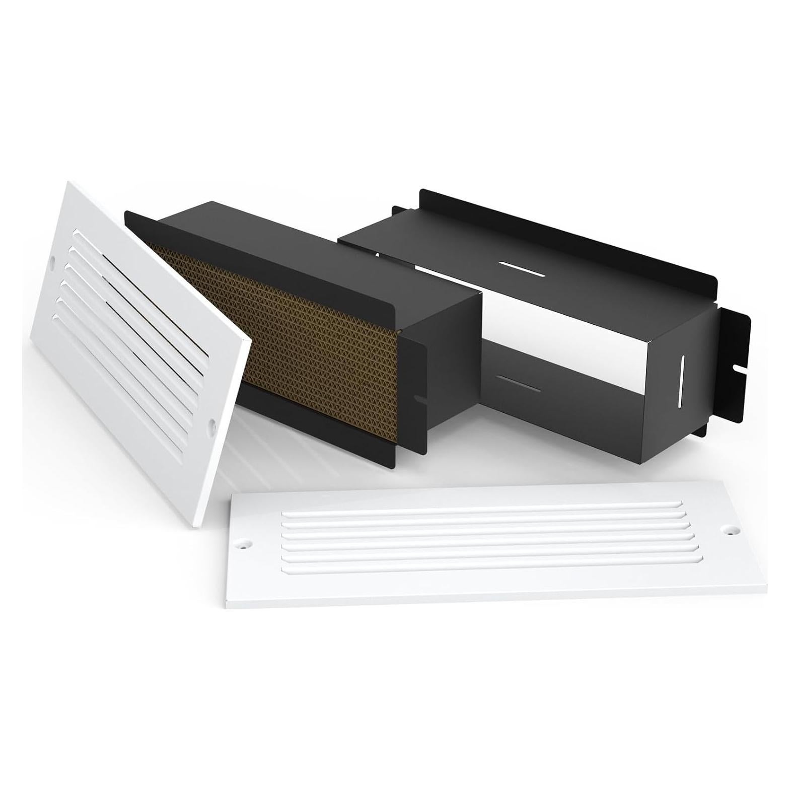 Rejilla de Ventilación de Pared Suprocky AP1204P 30x10 cm Blanco