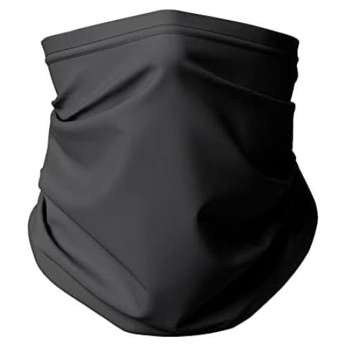 Calentador de Cuello Thermajohn Unisex Forro Polar Negro