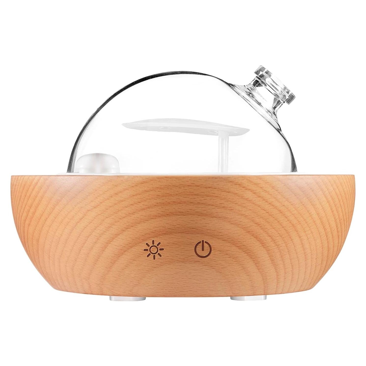 Difusor de Aceite Esencial Kakoda LFBL01, 200ml, Luz LED 7 Colores