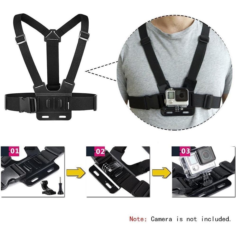 Arnés de Montaje en el Pecho eCostConnection para GoPro y AKASO