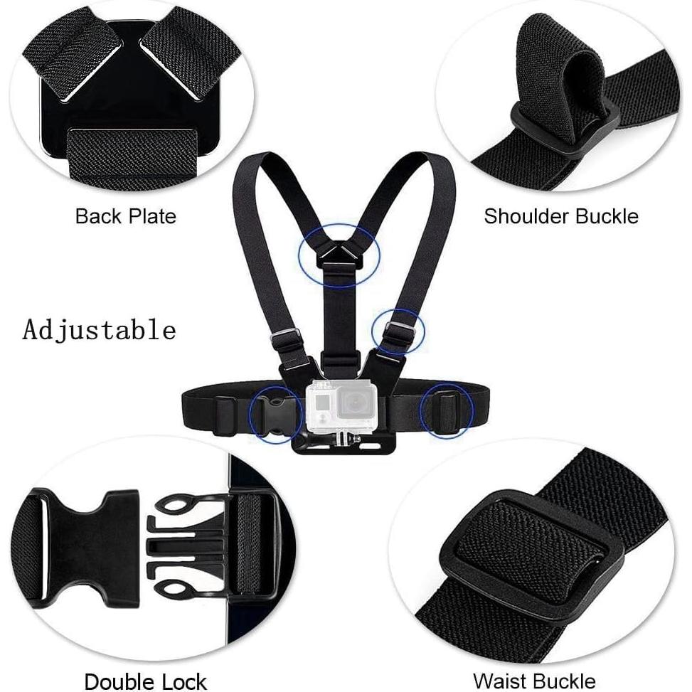 Arnés de Montaje en el Pecho eCostConnection para GoPro y AKASO