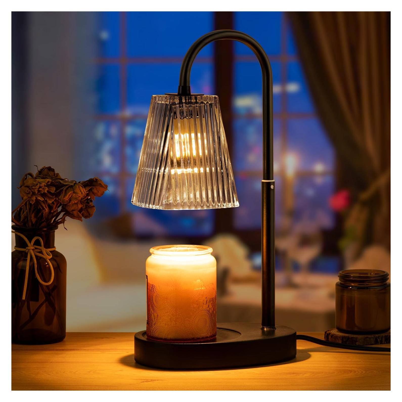 Lámpara Calentadora de Velas Skjrvrh Gris Humo Q 1.03 kg