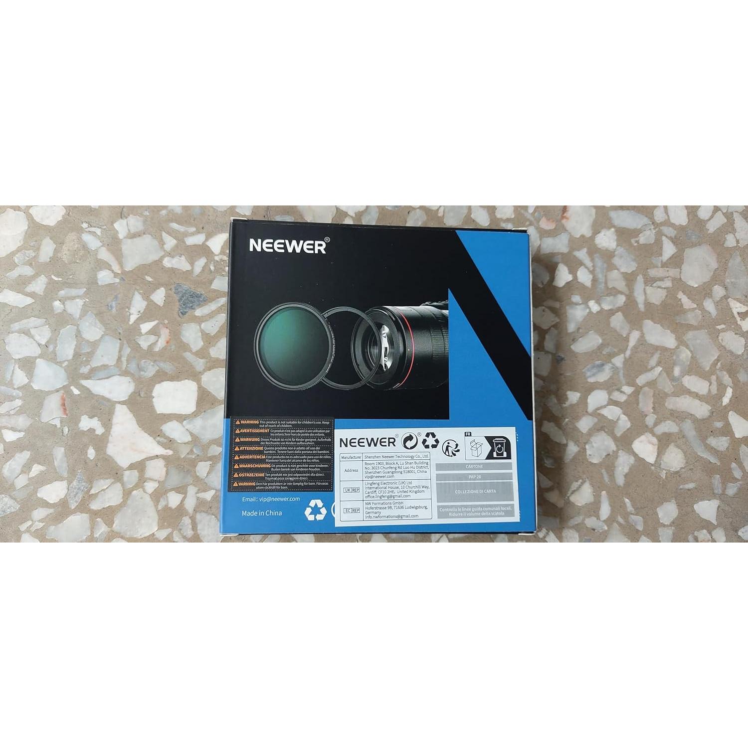 Filtro ND Variable Magnético NEEWER 58mm ND2-ND32 HD