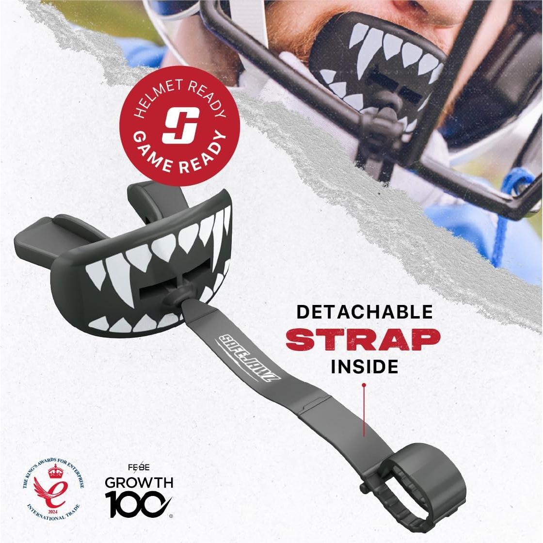 Protector Bucal SafeJawz Sports para Fútbol y Lacrosse