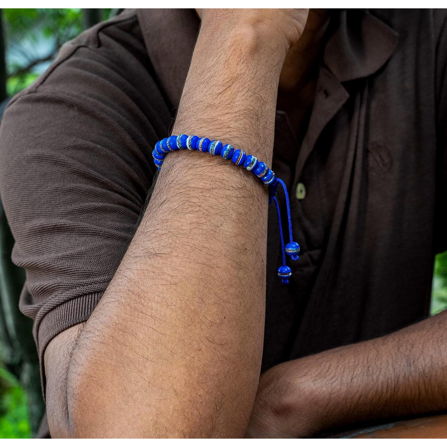 Pulsera de Medicina Tibetana Hecha a Mano - Manos de Tíbet