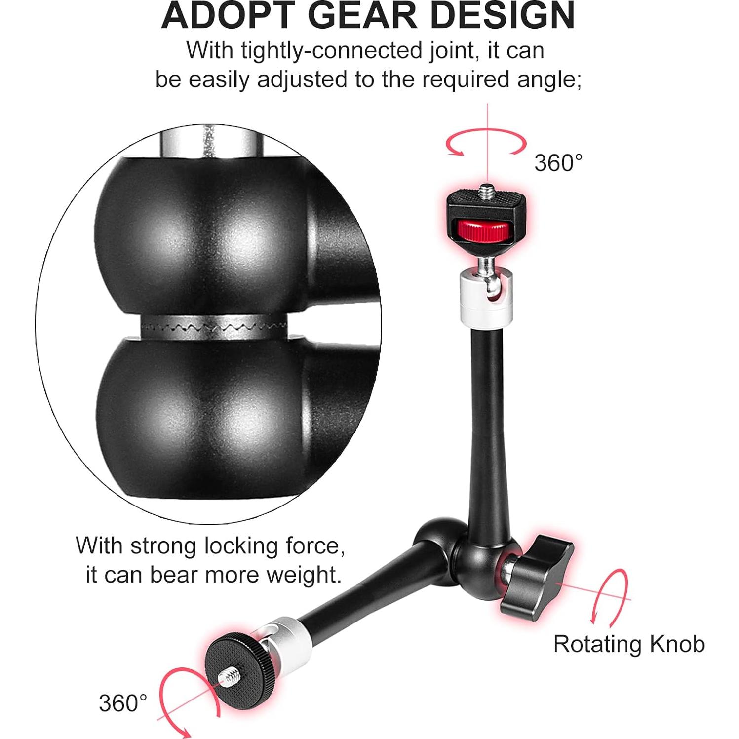 Brazo Mágico Articulado 28 cm MINIFOCUS con Super Abrazadera