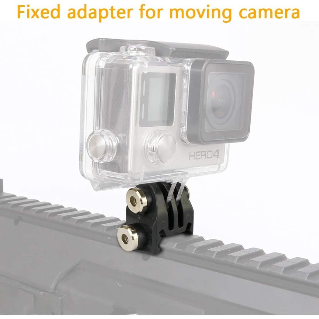 Soportes de riel Picatinny Aoutacc para casco y GoPro