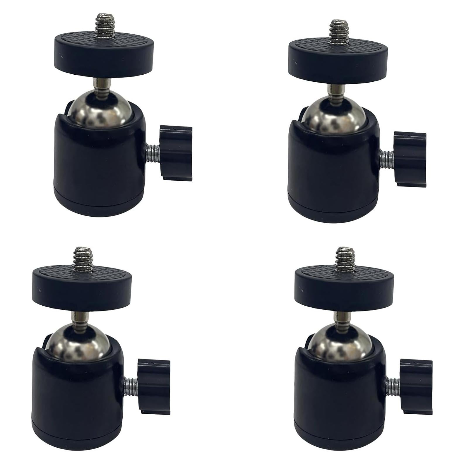 Montura de Trípode Mini Cabezal Esférico Universal NVRTTRR 4 Paquetes