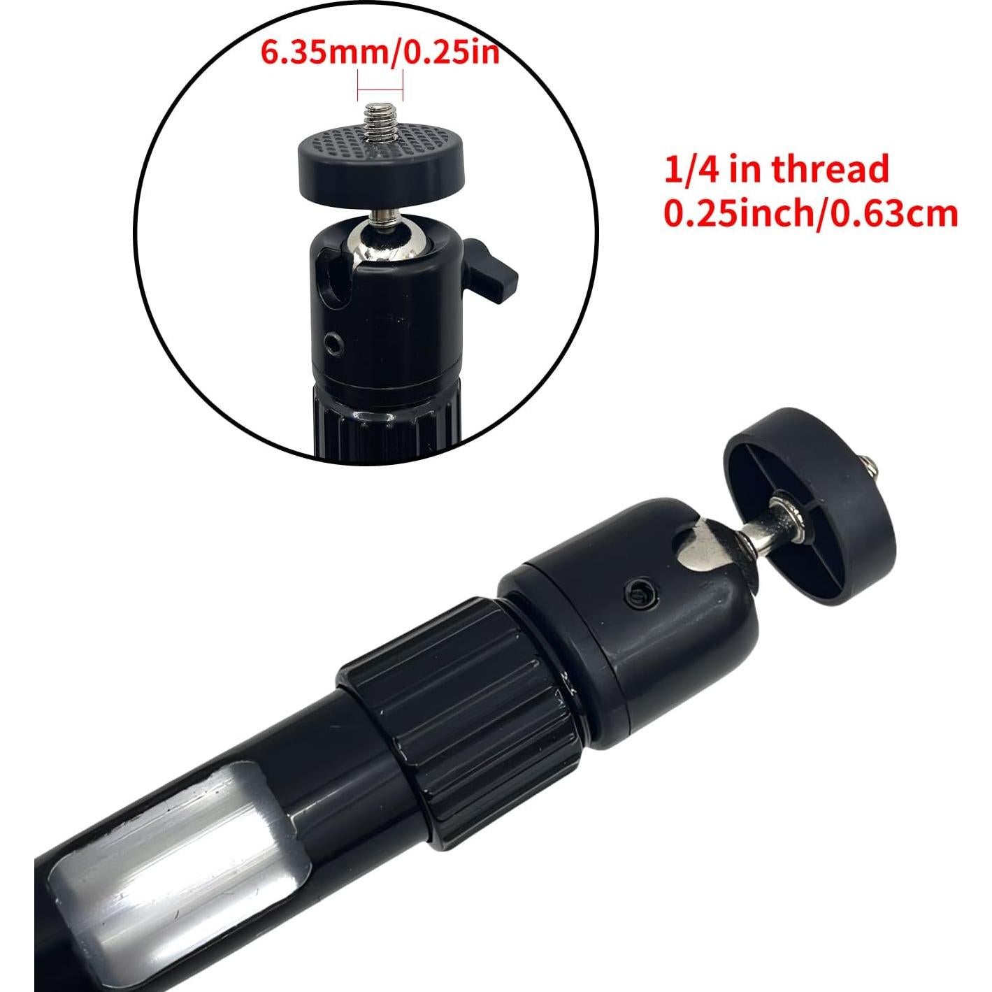 Montura de Trípode Mini Cabezal Esférico Universal NVRTTRR 4 Paquetes