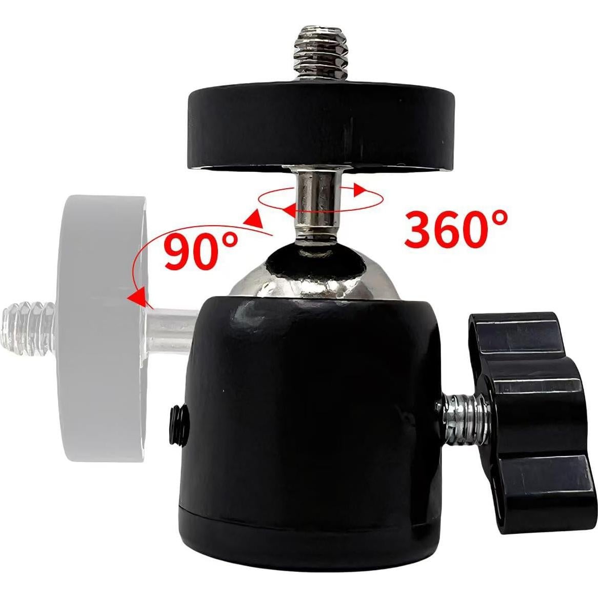 Montura de Trípode Mini Cabezal Esférico Universal NVRTTRR 4 Paquetes