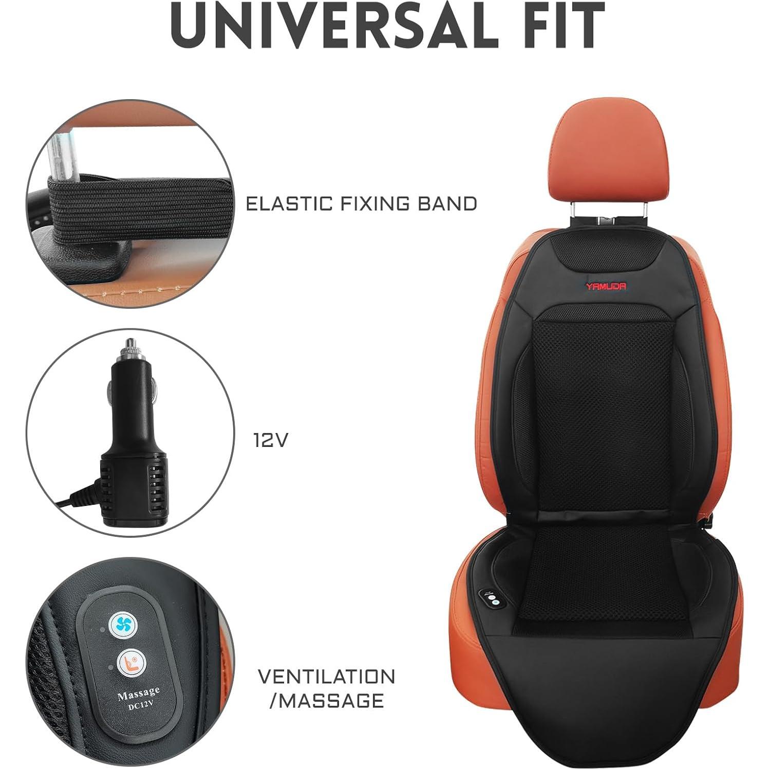 Cojín de Asiento YAMUDA con Ventilación y Masaje 1 Pieza