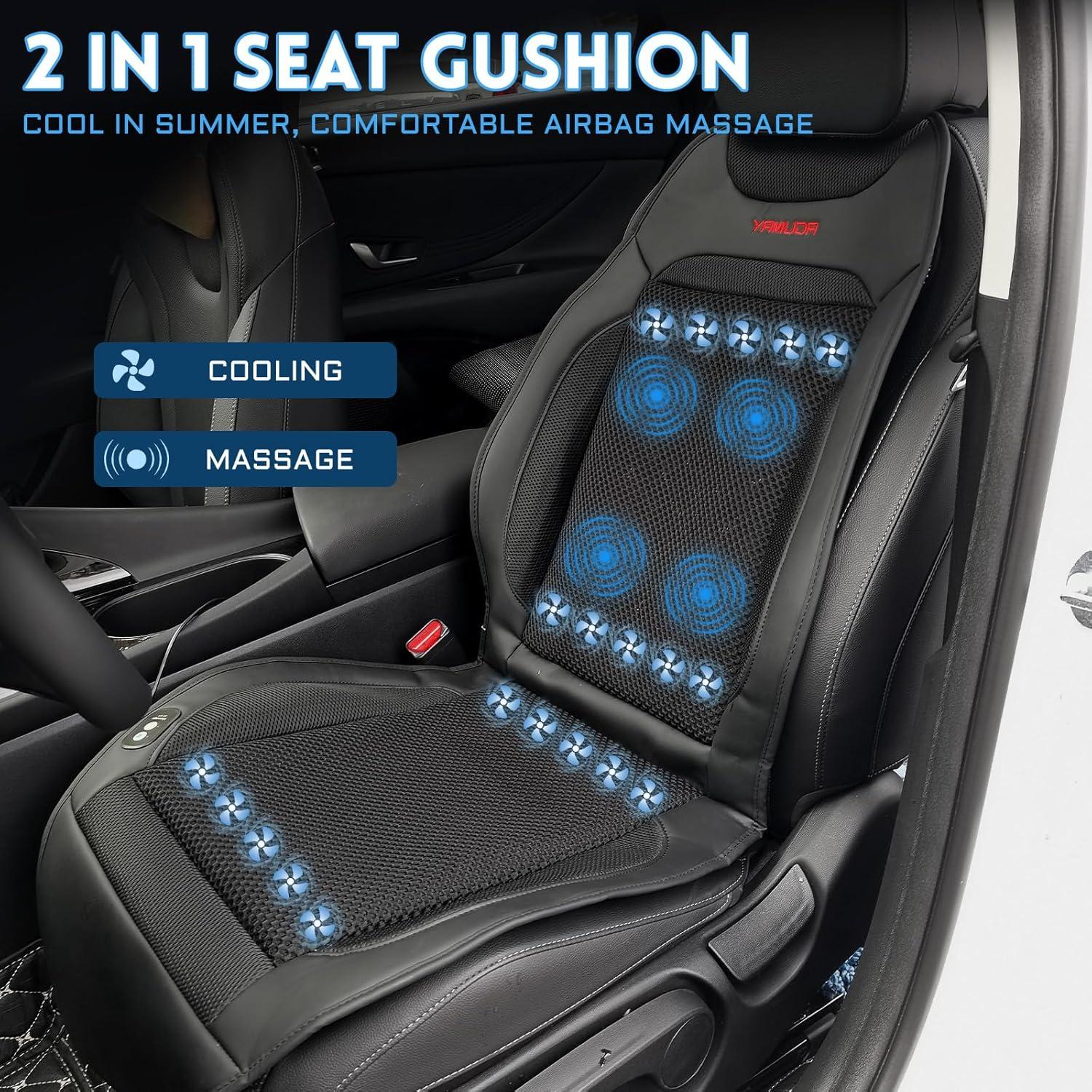 Cojín de Asiento YAMUDA con Ventilación y Masaje 1 Pieza