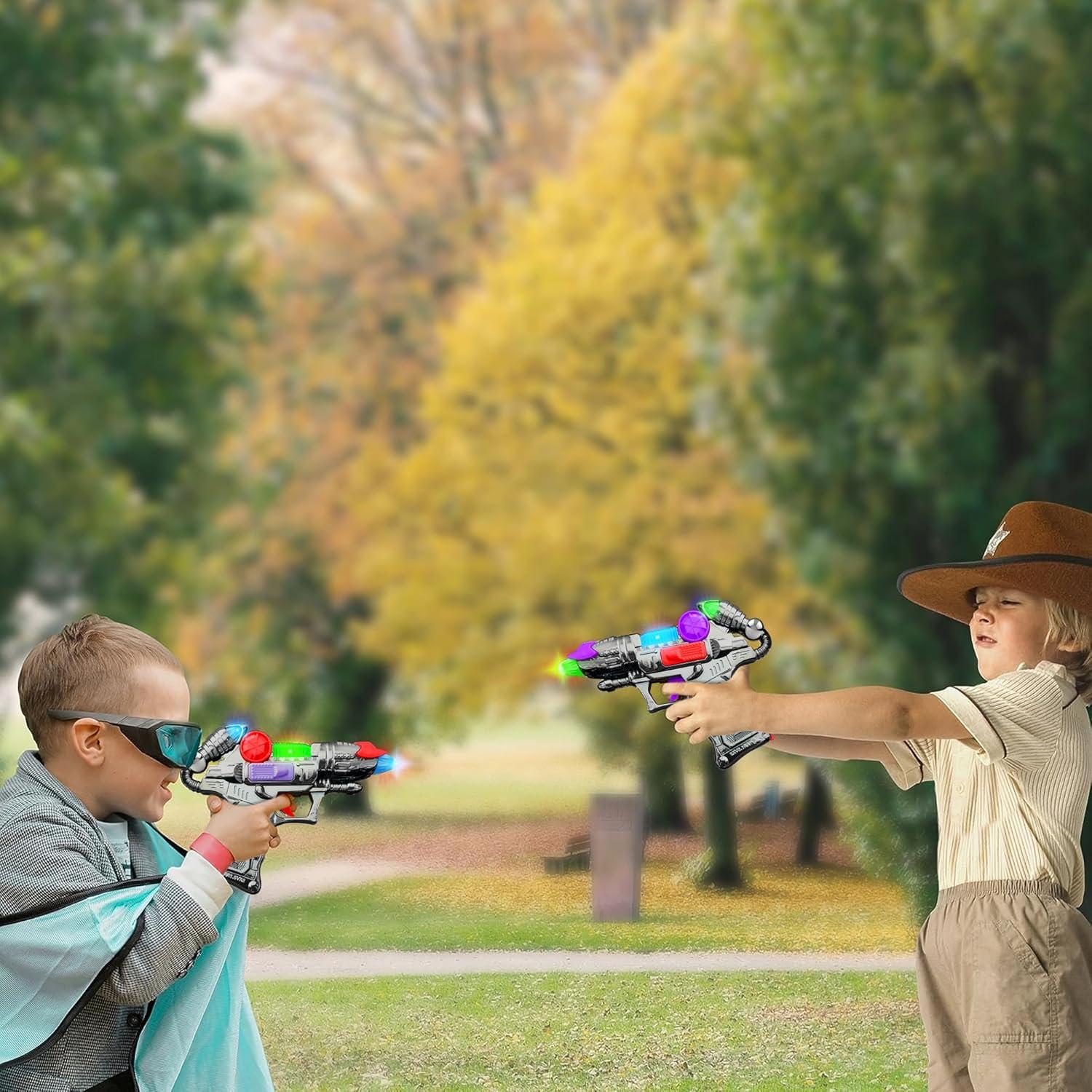 Juego de pistolas de mano ArtCreativity con luces y sonidos