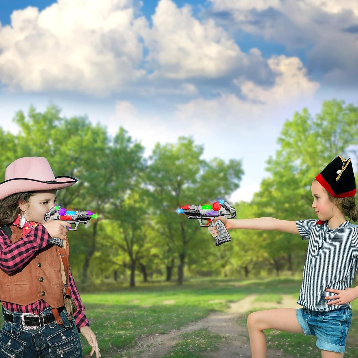 Juego de pistolas de mano ArtCreativity con luces y sonidos