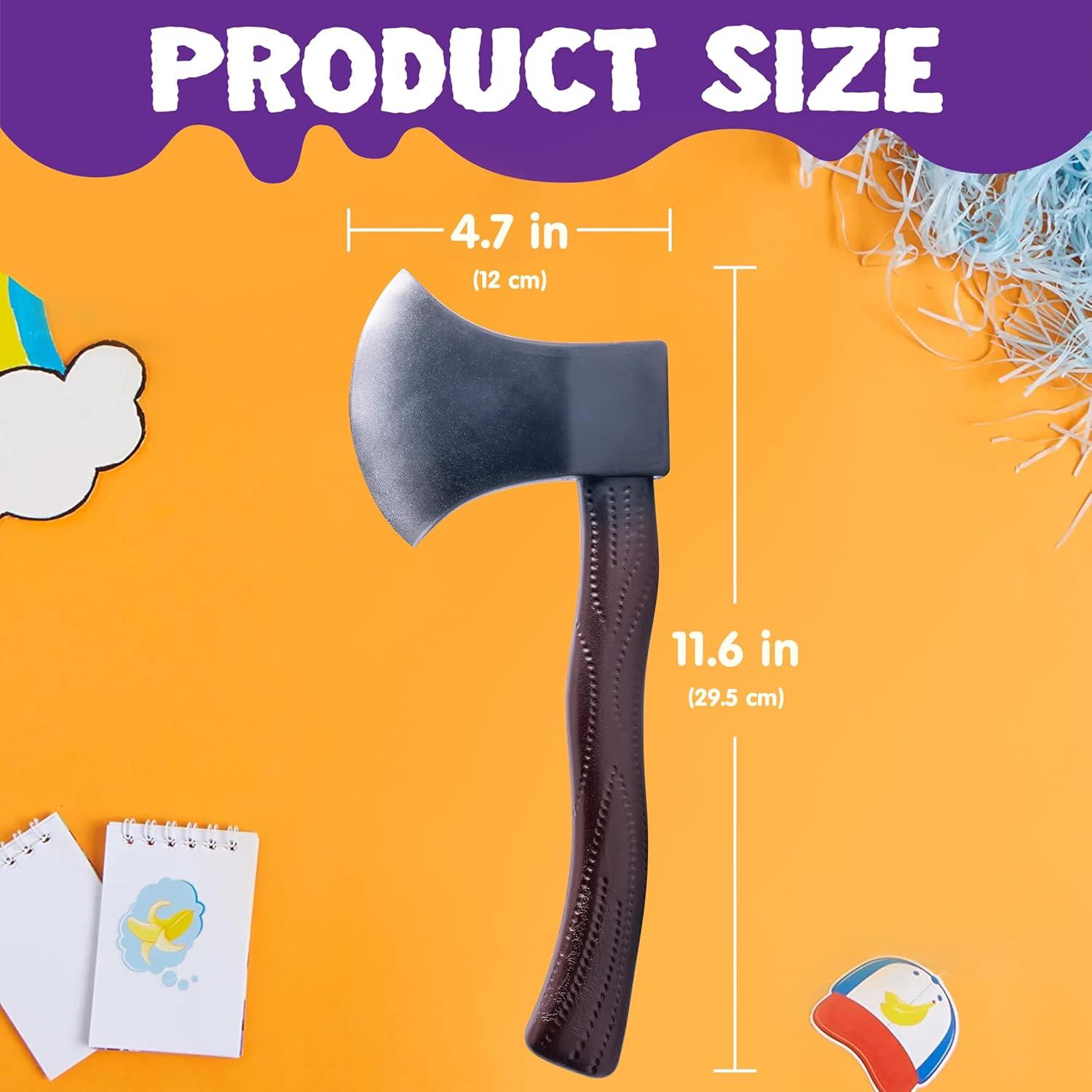 Hacha Falsa de Halloween Spooktacular Creations - Juguete Realista