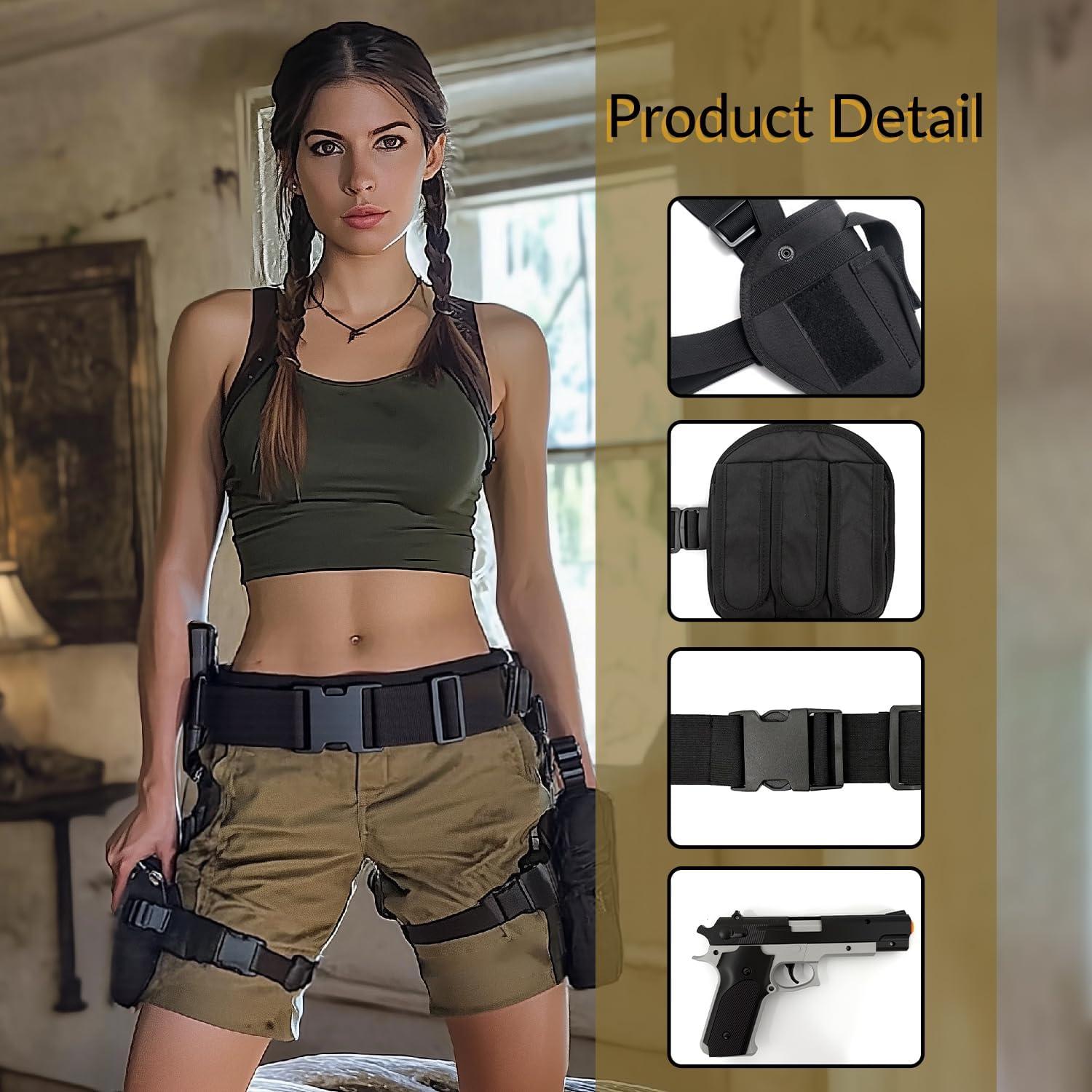 Funda de muslo SeptCity para mujeres con cinturón ajustable