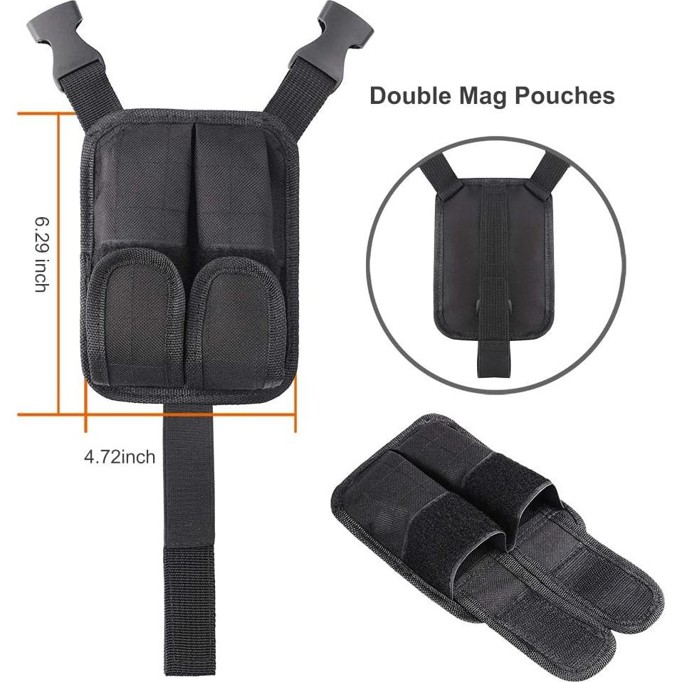 Funda de Hombro Xaegistac Ajustable para Pistolas Unisex