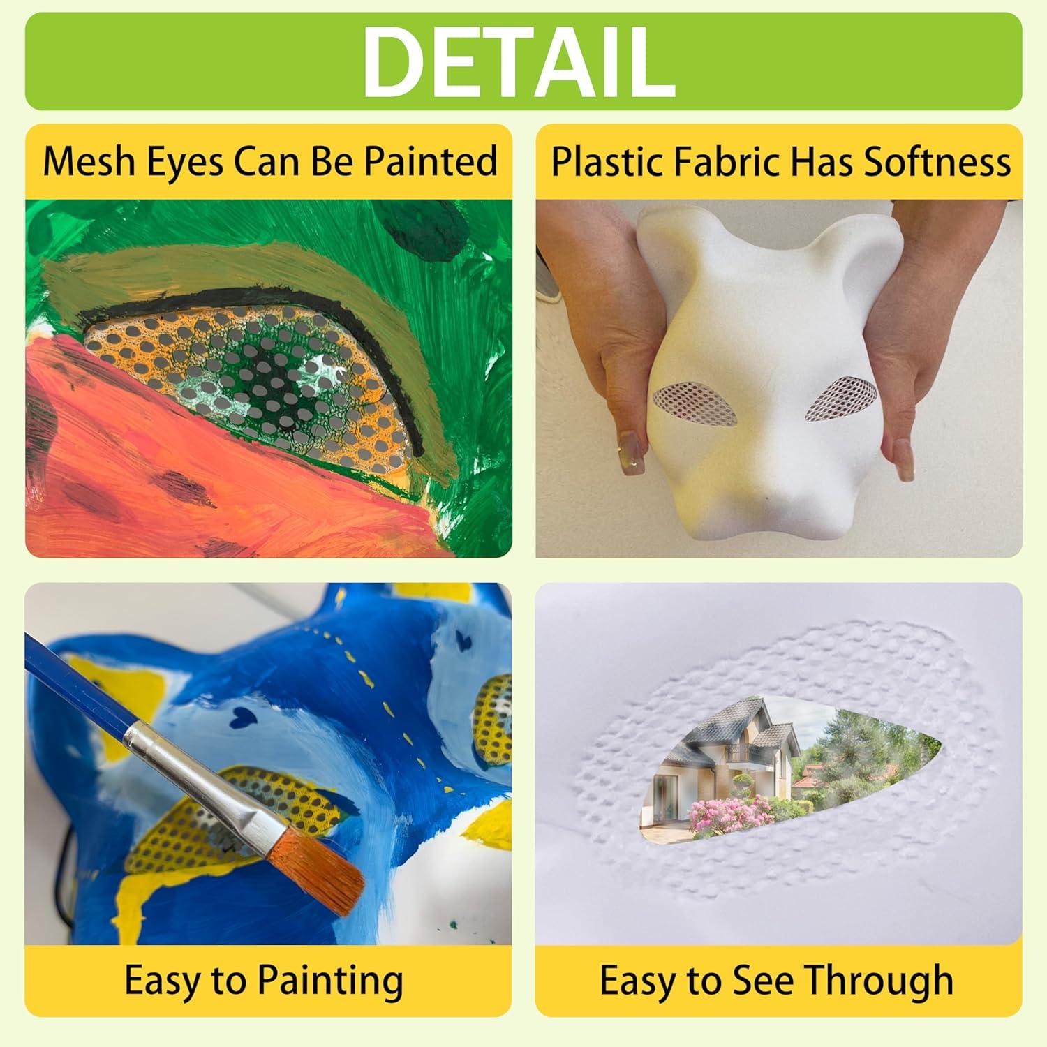 5 Máscaras de Gato Therian Liokoon - Base Plástica para DIY