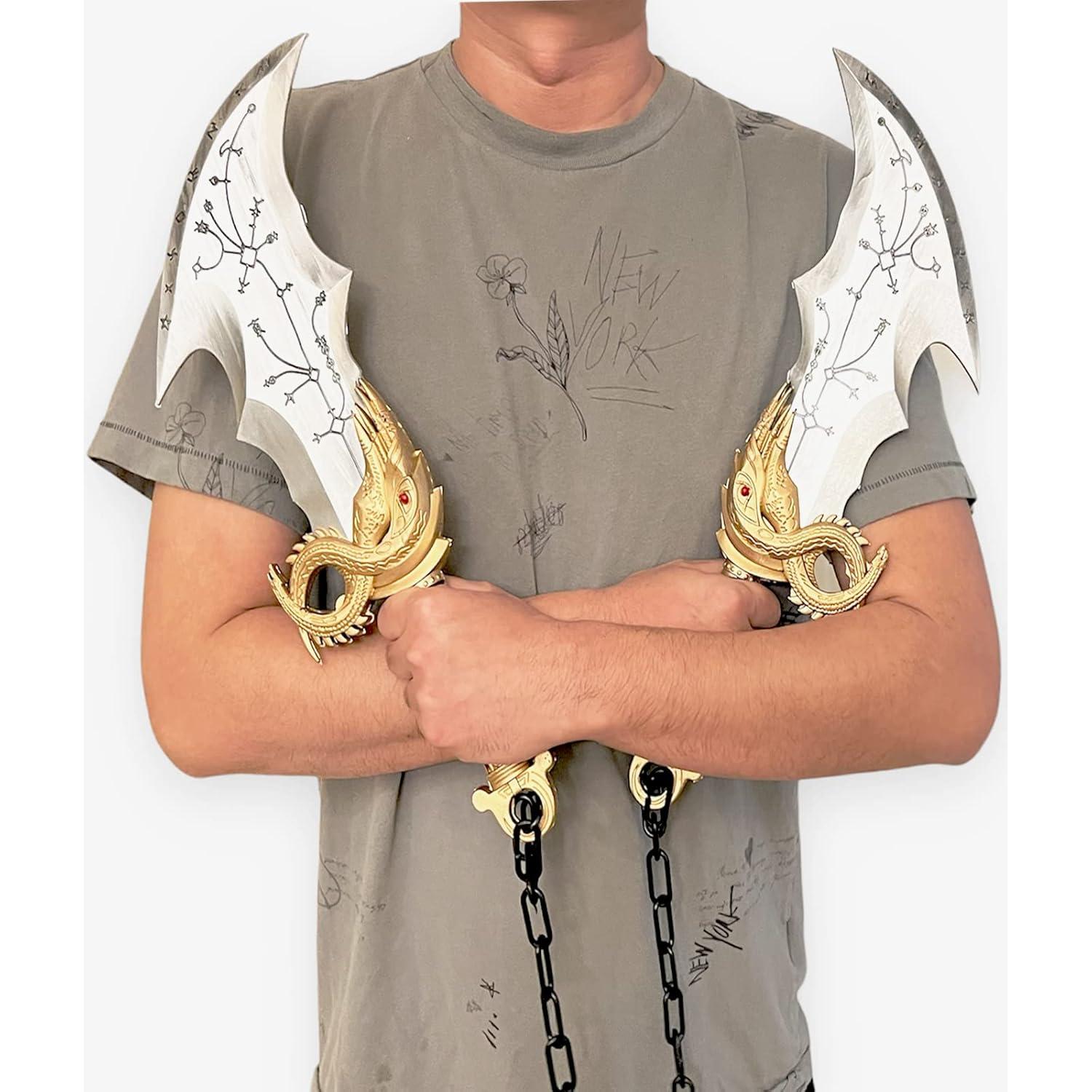 Espada de Espuma Kratos 43 cm Caos Medieval Cosplay LARP