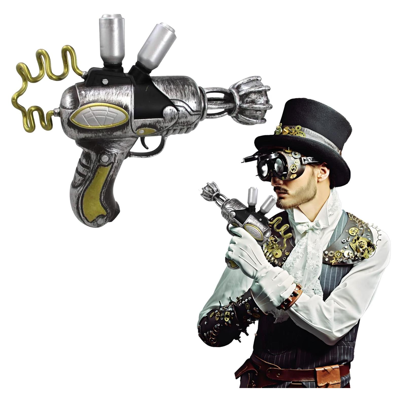 Pistola Rayos Steampunk Nicky Bigs 25.4 cm Accesorio Cosplay