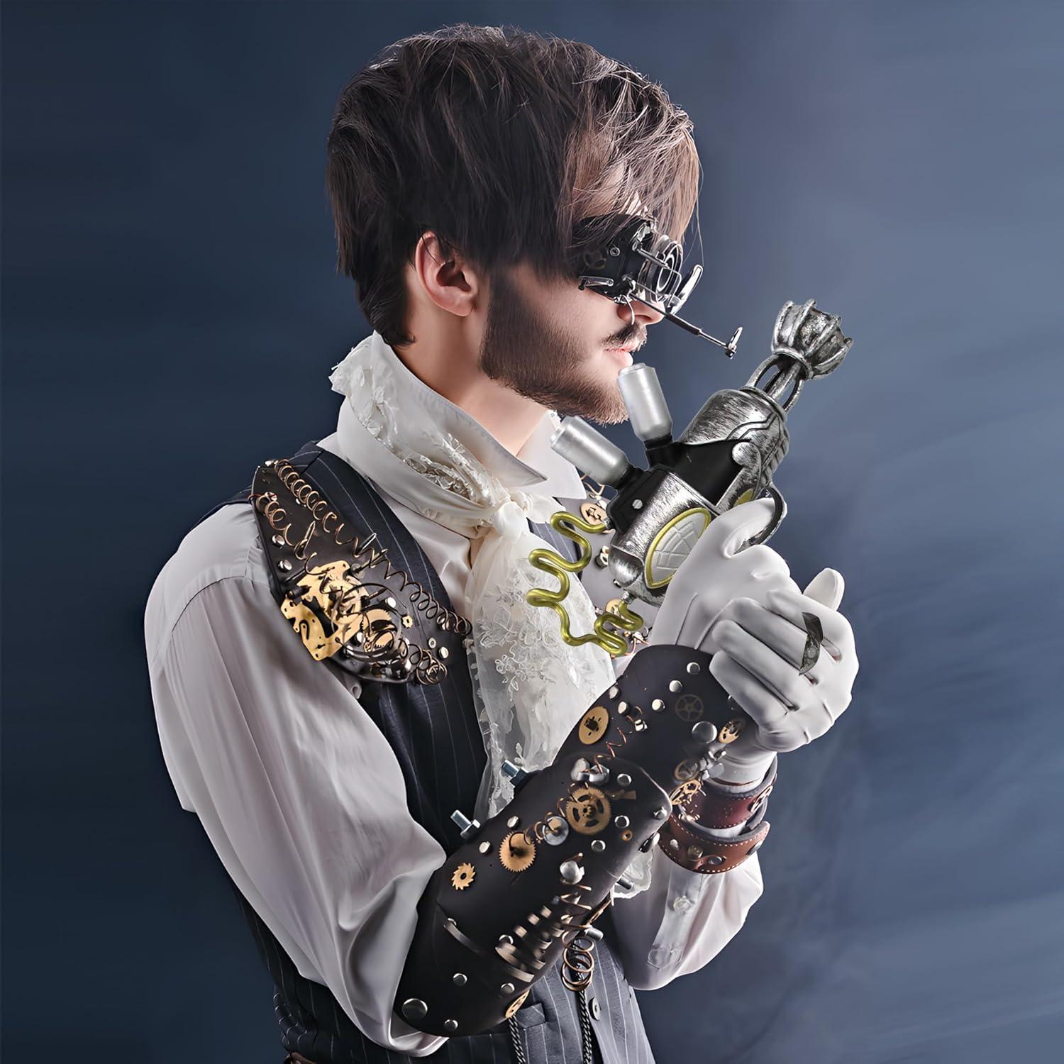 Pistola Rayos Steampunk Nicky Bigs 25.4 cm Accesorio Cosplay