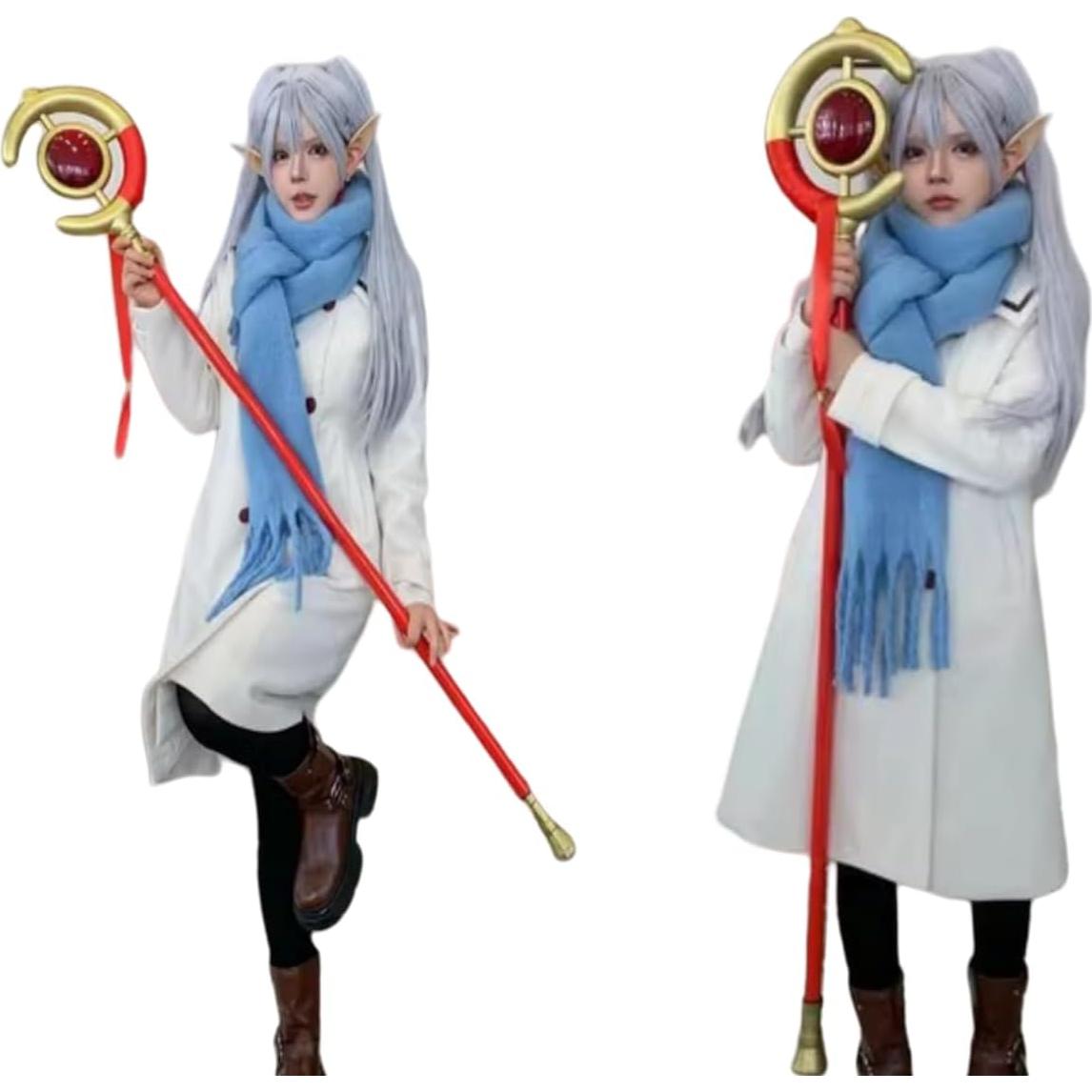 Espada de Cosplay 145cm damdos Bastón de Frieren Accesorio