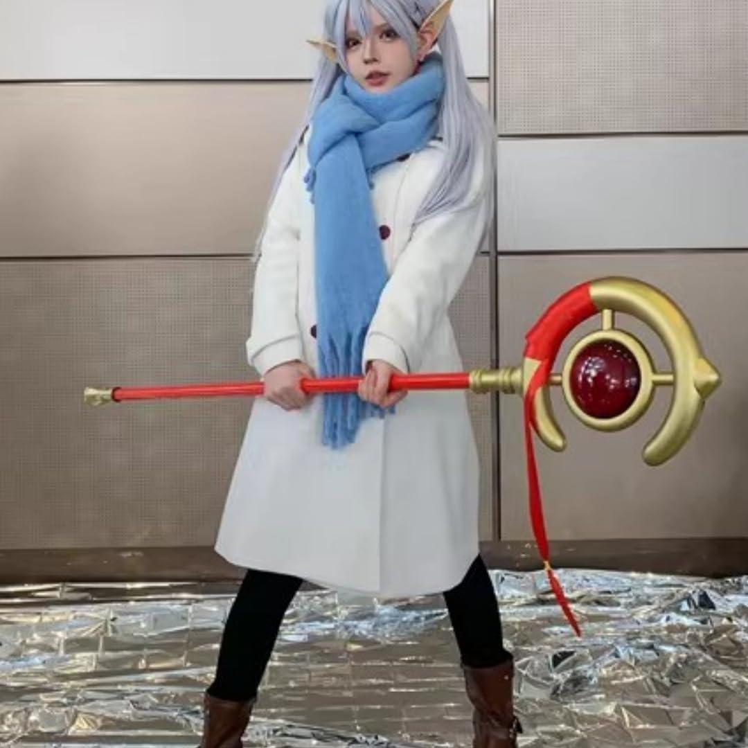 Espada de Cosplay 145cm damdos Bastón de Frieren Accesorio