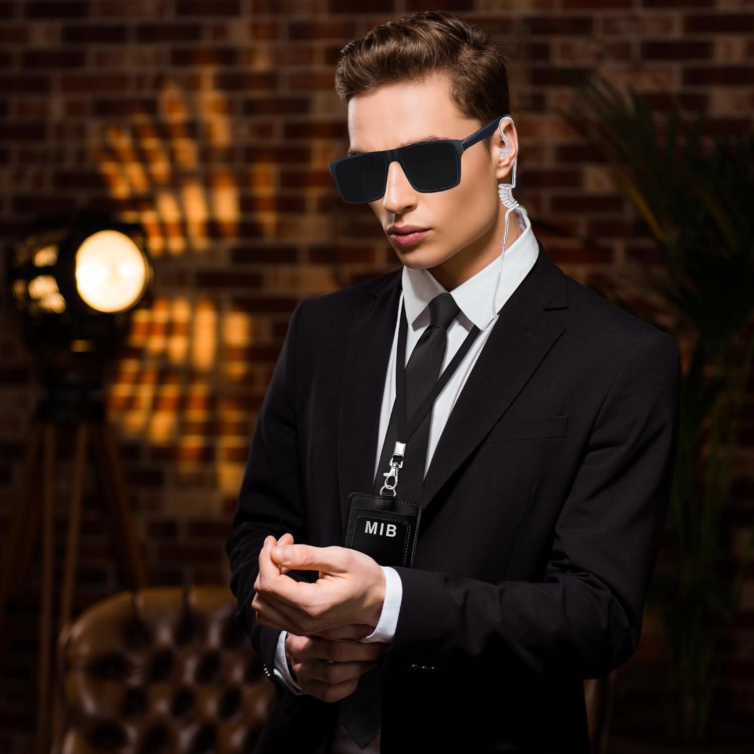 Conjunto de Disfraz de Agente Secreto 6PCS - Accesorios MIB