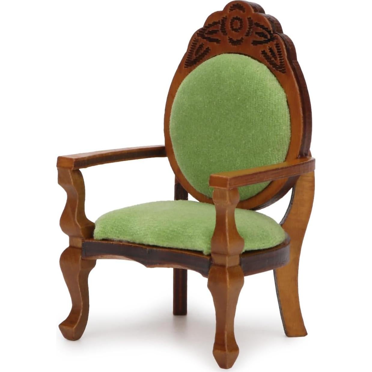 Sillas Miniatura Vintage Cutemini 1:12 Madera 2 Unidades