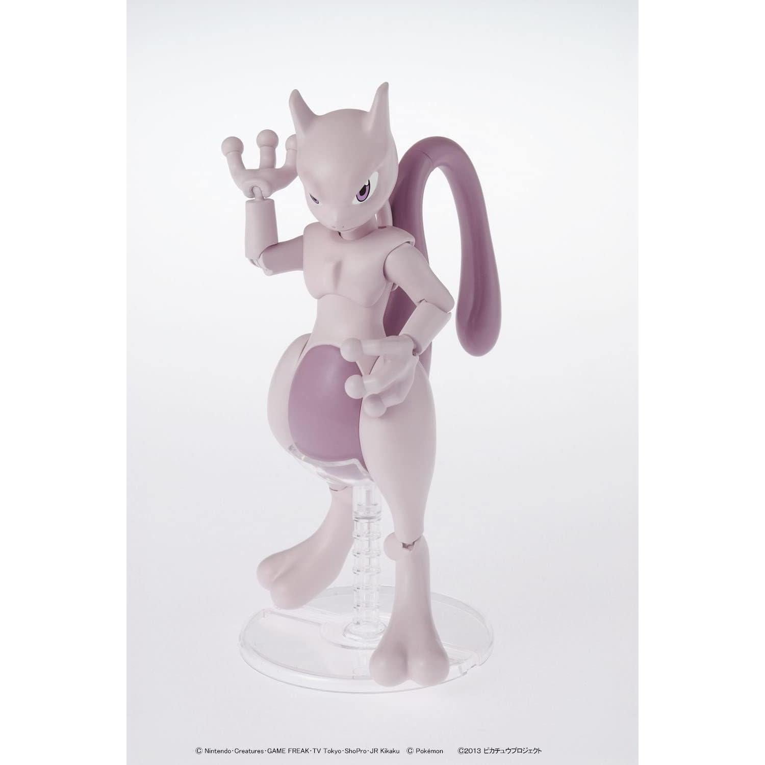Kit de Modelo Mewtwo Pokémon BANDAI - Fácil Ensamblaje