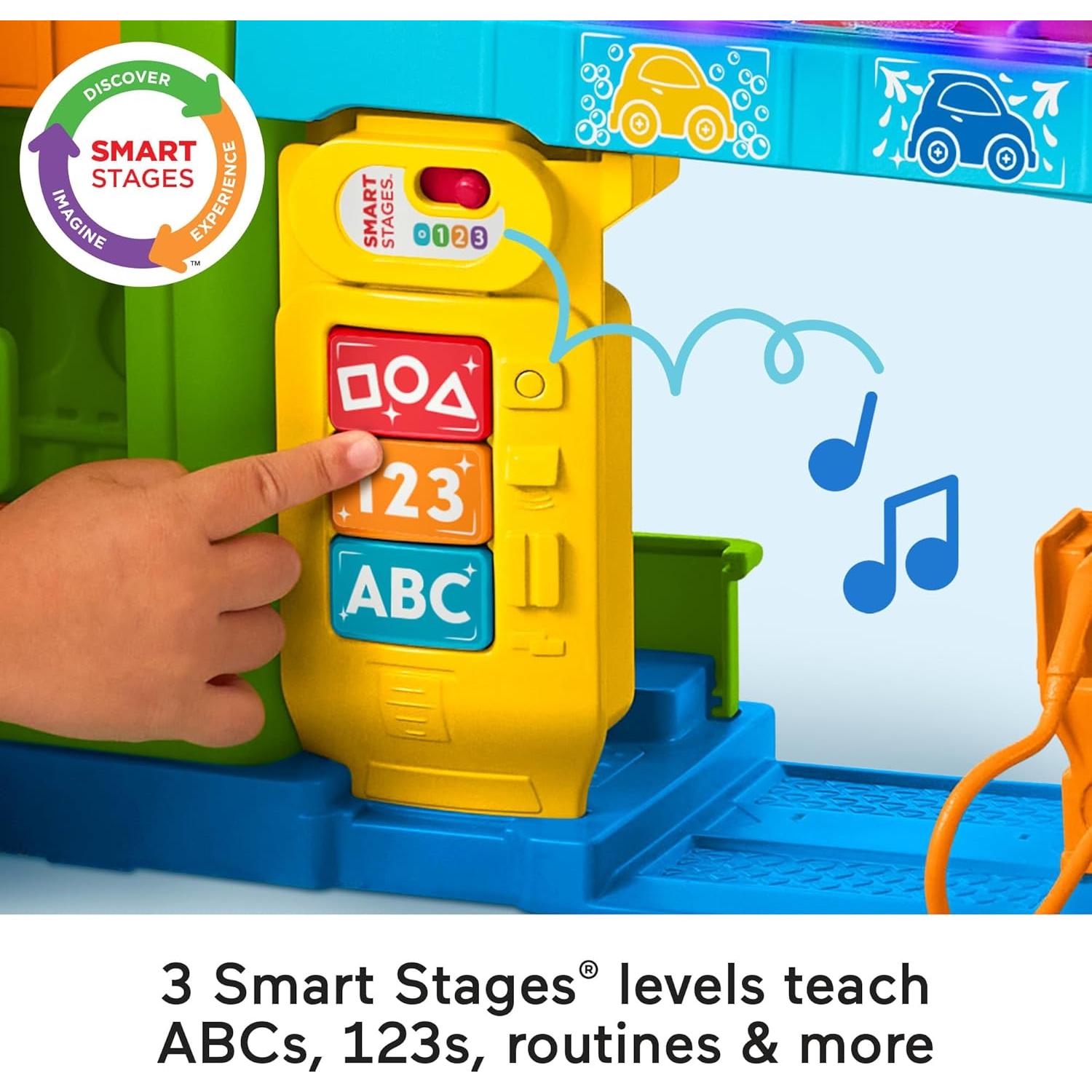 Garaje de Aprendizaje Iluminado Fisher-Price Little People