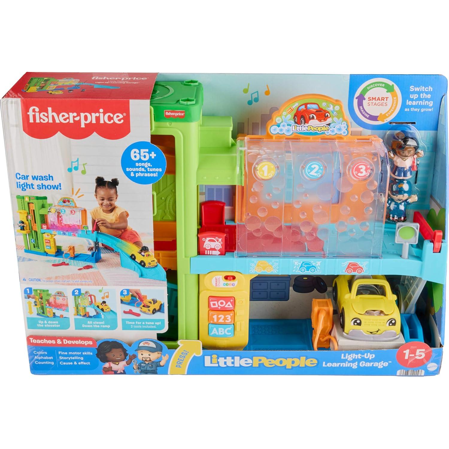 Garaje de Aprendizaje Iluminado Fisher-Price Little People