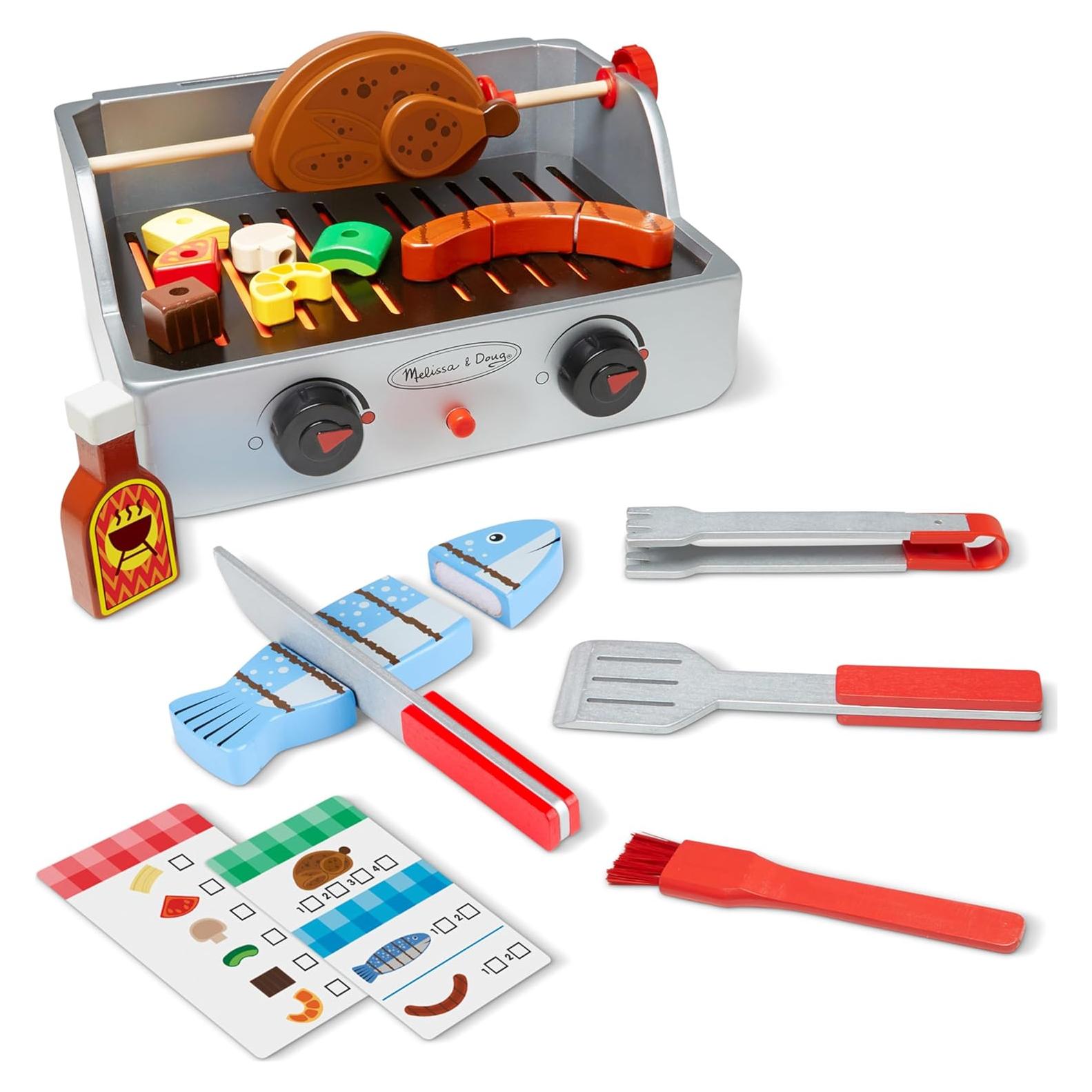 Set de Barbacoa de Madera Melissa & Doug 24 Piezas