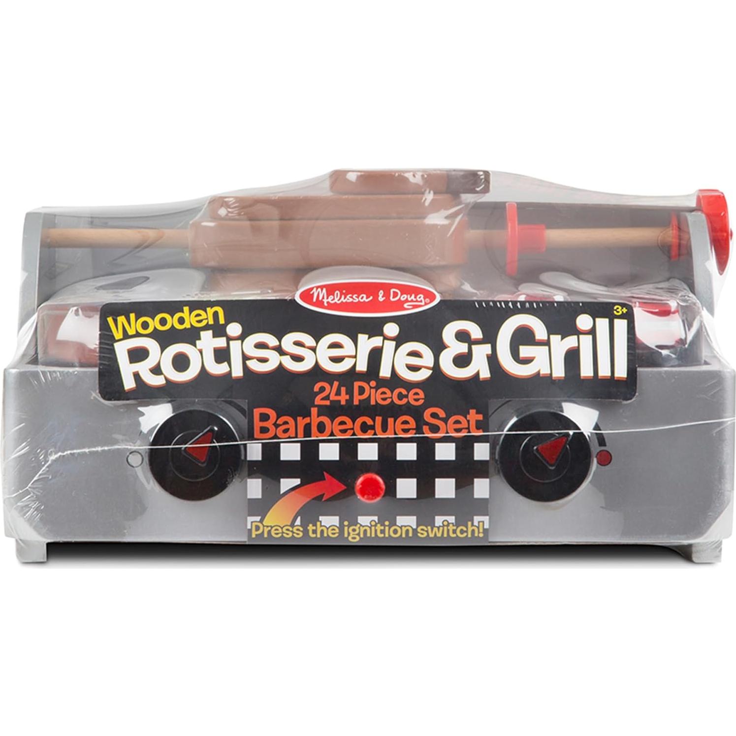 Set de Barbacoa de Madera Melissa & Doug 24 Piezas