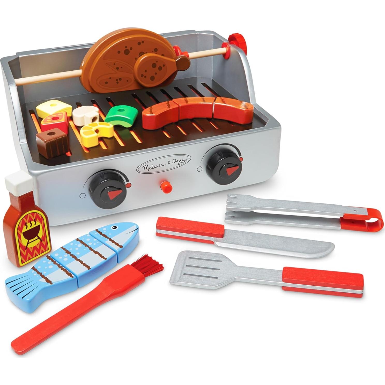 Set de Barbacoa de Madera Melissa & Doug 24 Piezas