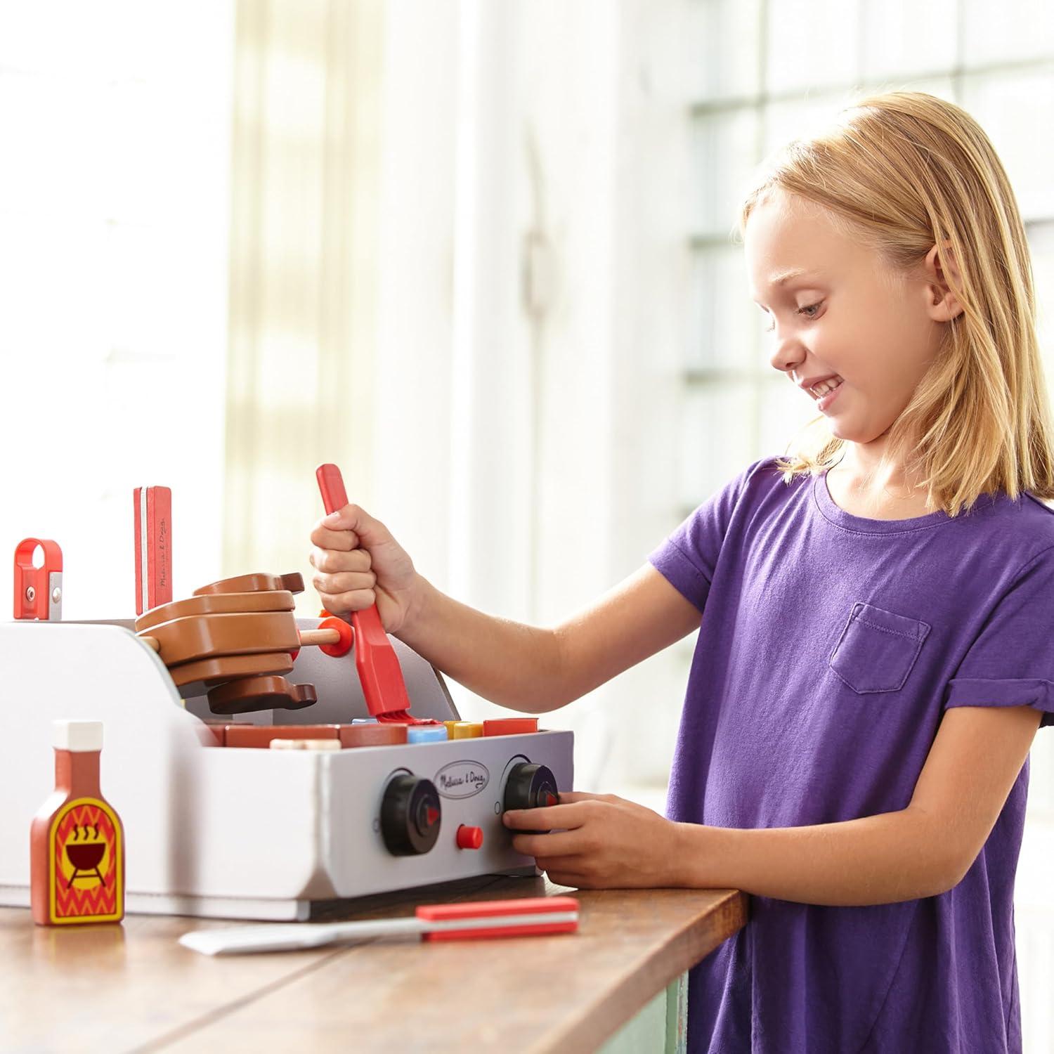 Set de Barbacoa de Madera Melissa & Doug 24 Piezas