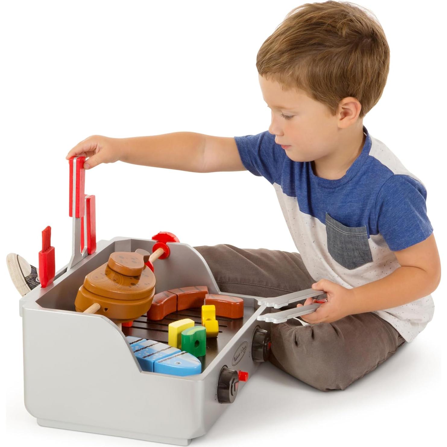 Set de Barbacoa de Madera Melissa & Doug 24 Piezas