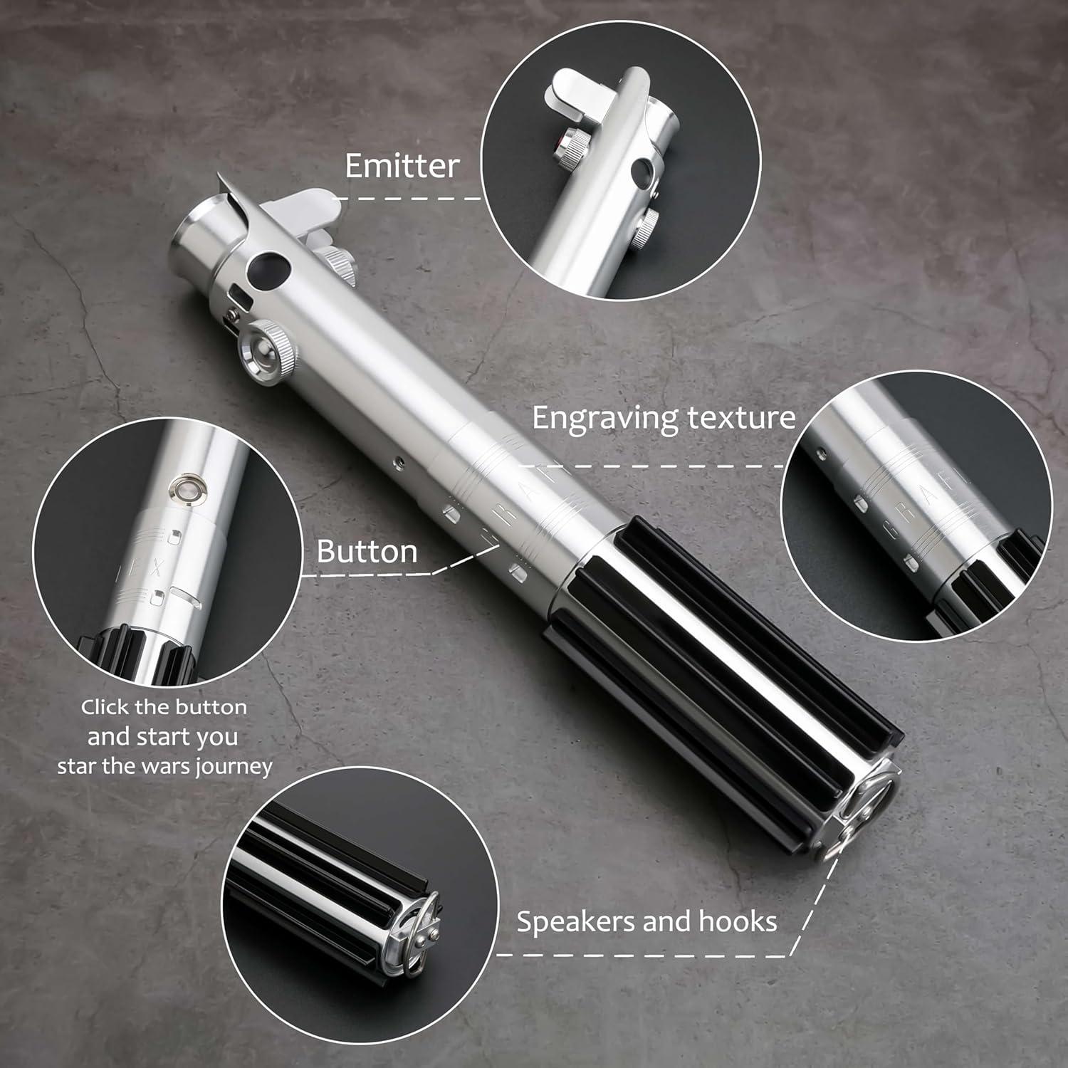 Sable de Luz RGB 113 cm Force FX Saber Direct para Adultos