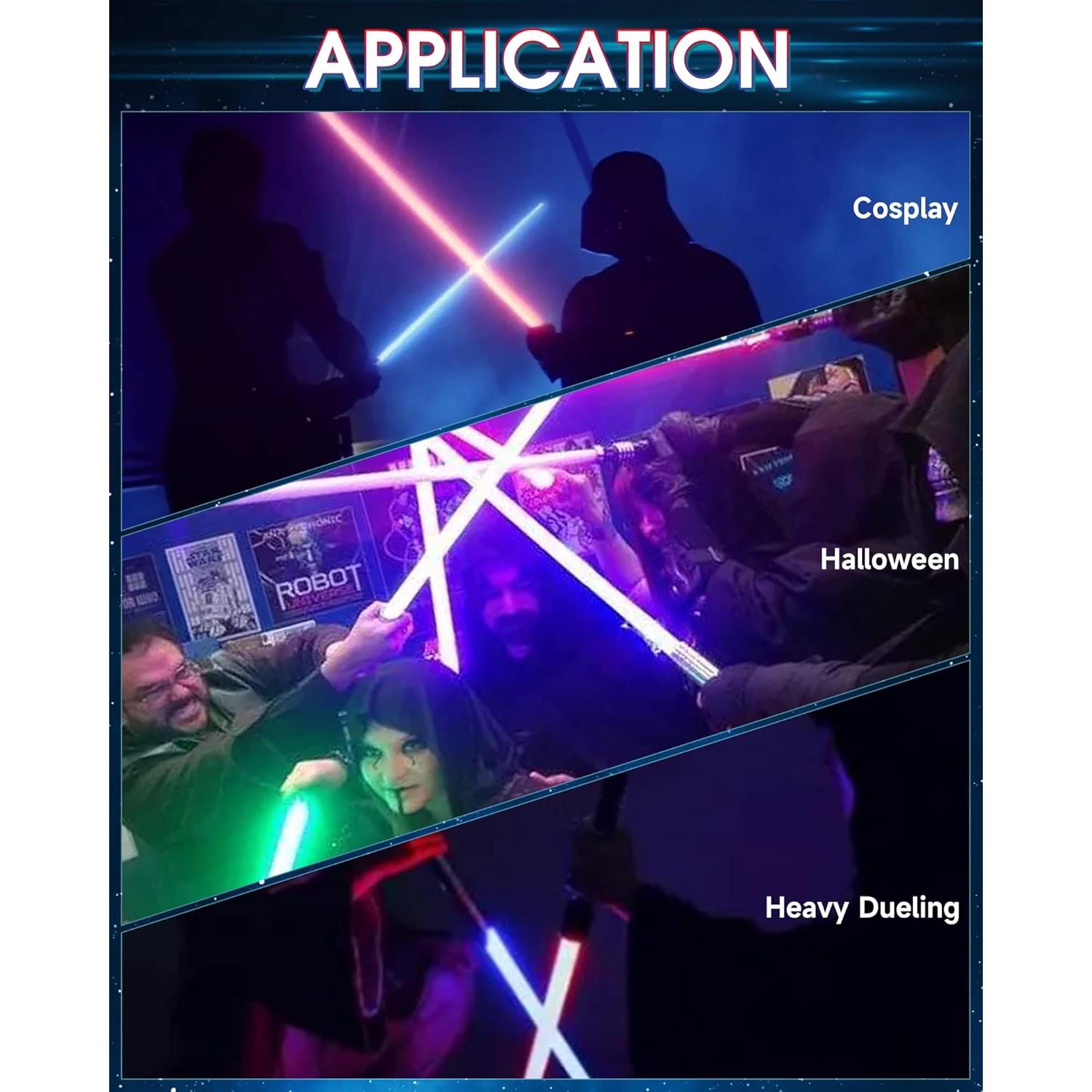 Sable de Luz Dueling ANASABER S9 Recargable 10 Sonidos RGB