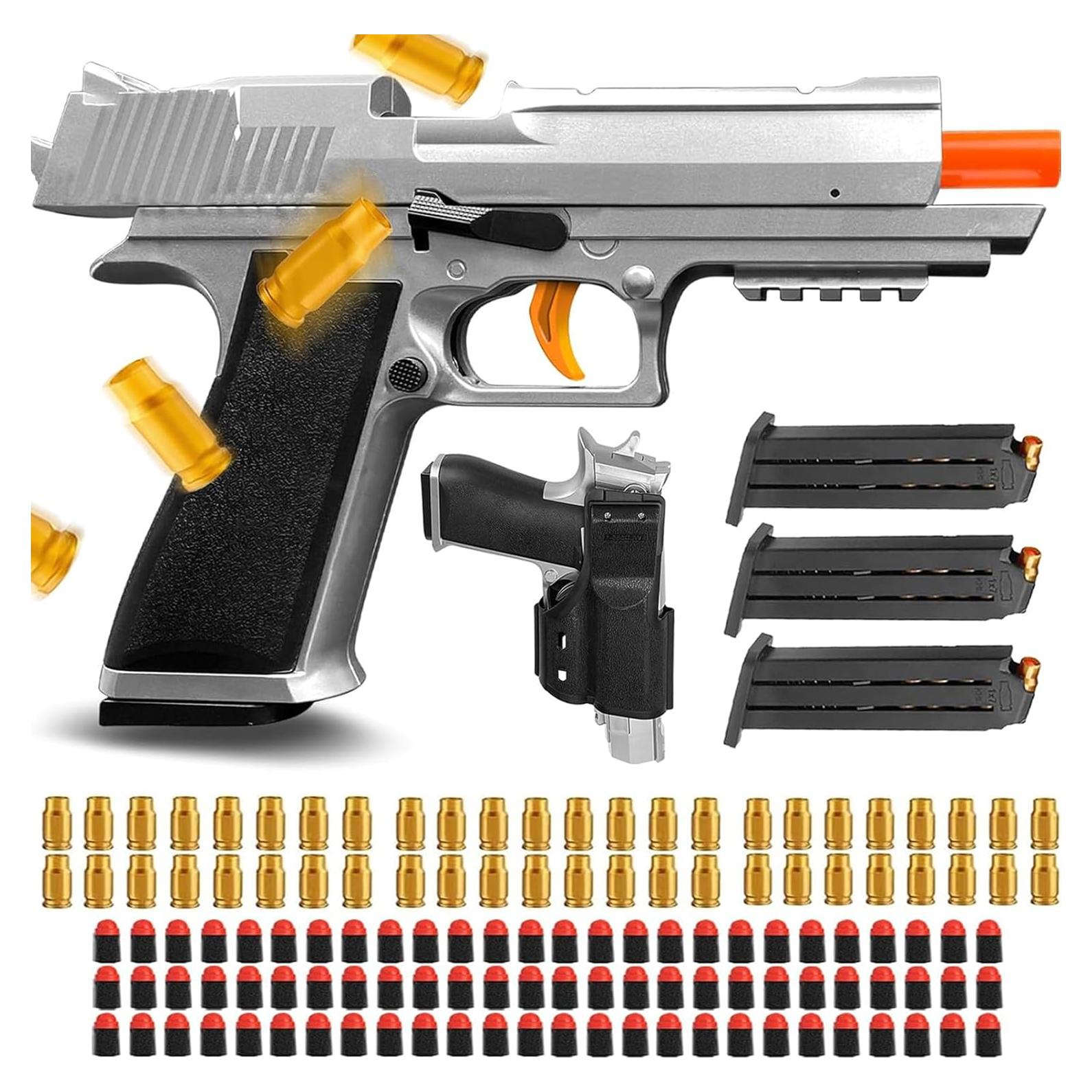 Pistola de Juguete LBDREXZ con Balas Suaves y Cargadores