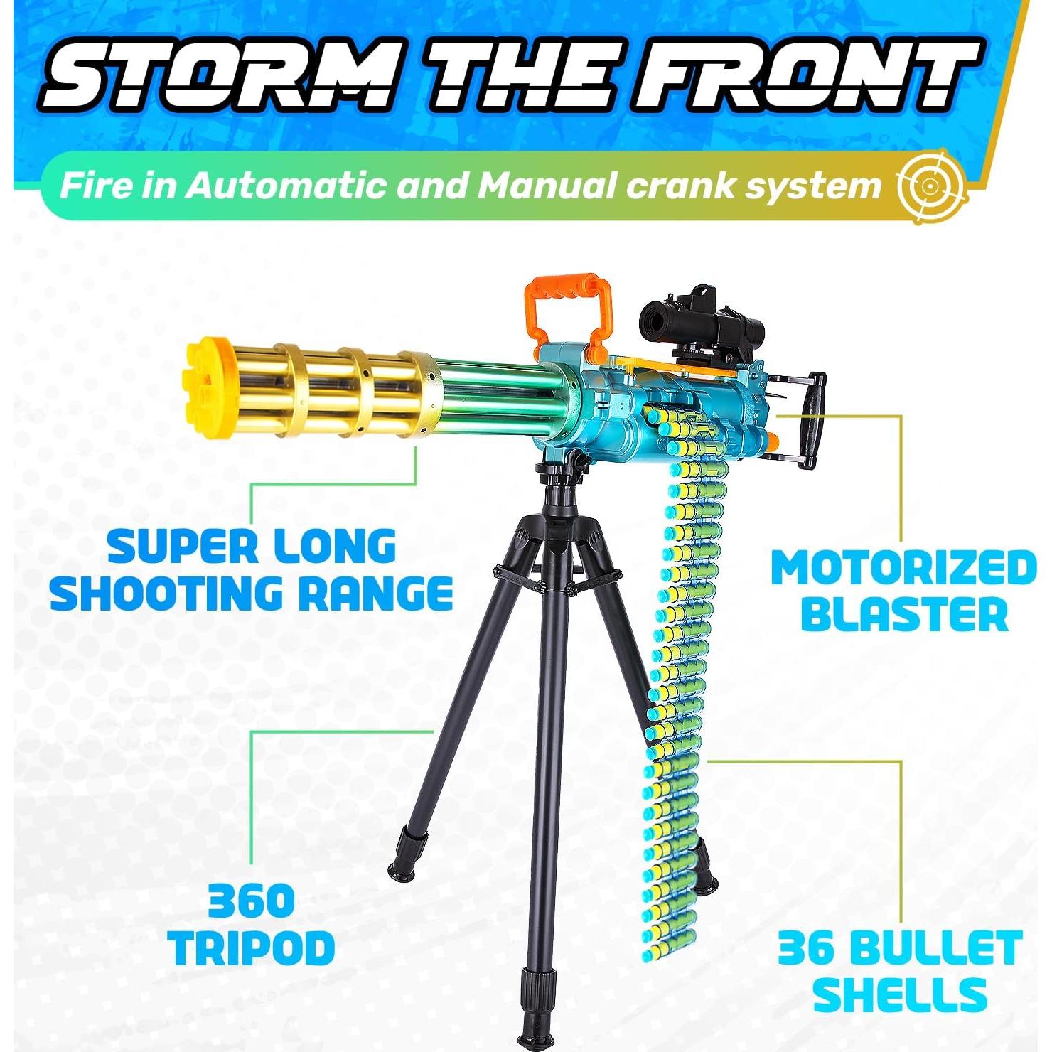 Pistola de Dardos Electrónica Gatling ArtCreativity 2.56 kg
