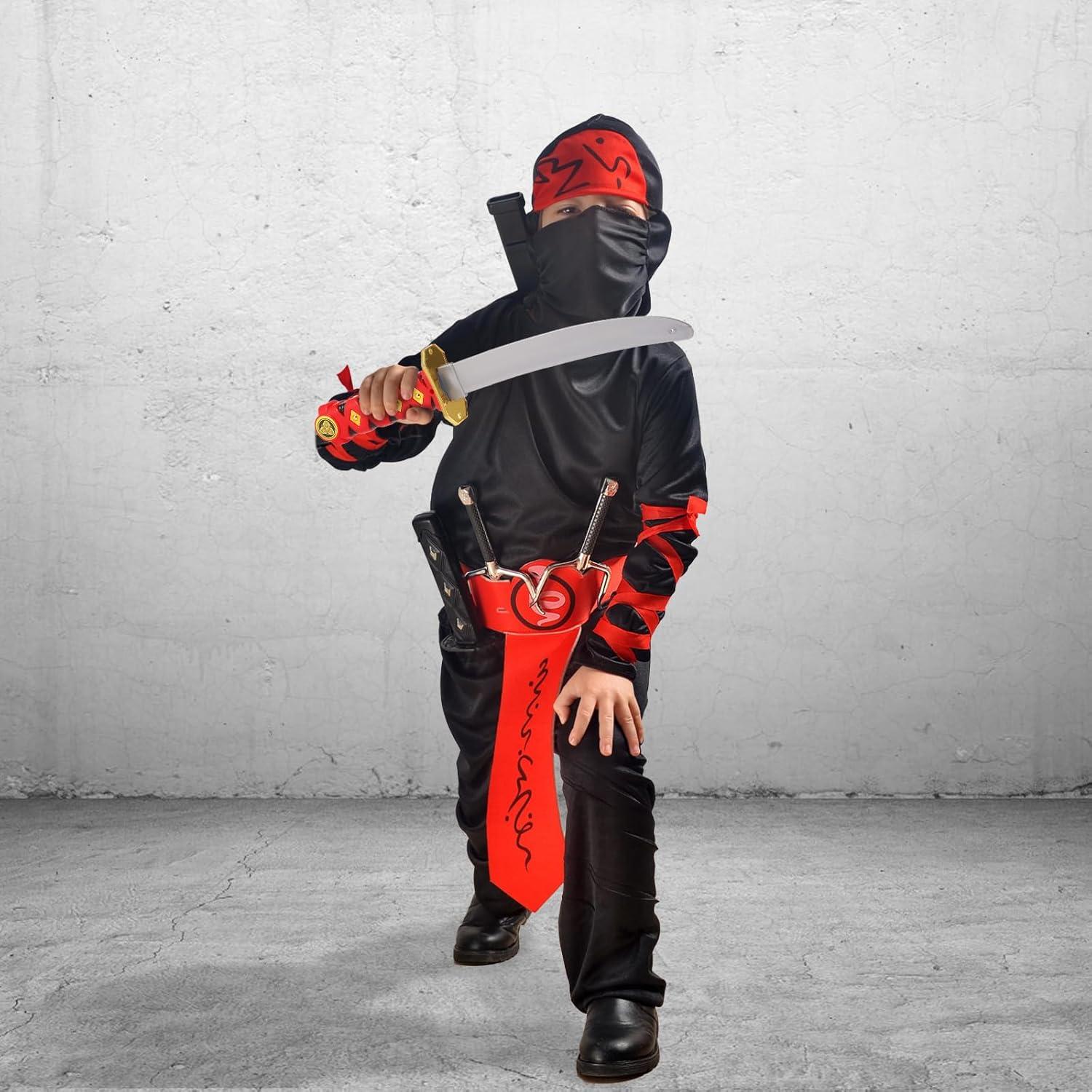 Espadas Ninja de Plástico BSADIY 40 cm - Juguete Halloween