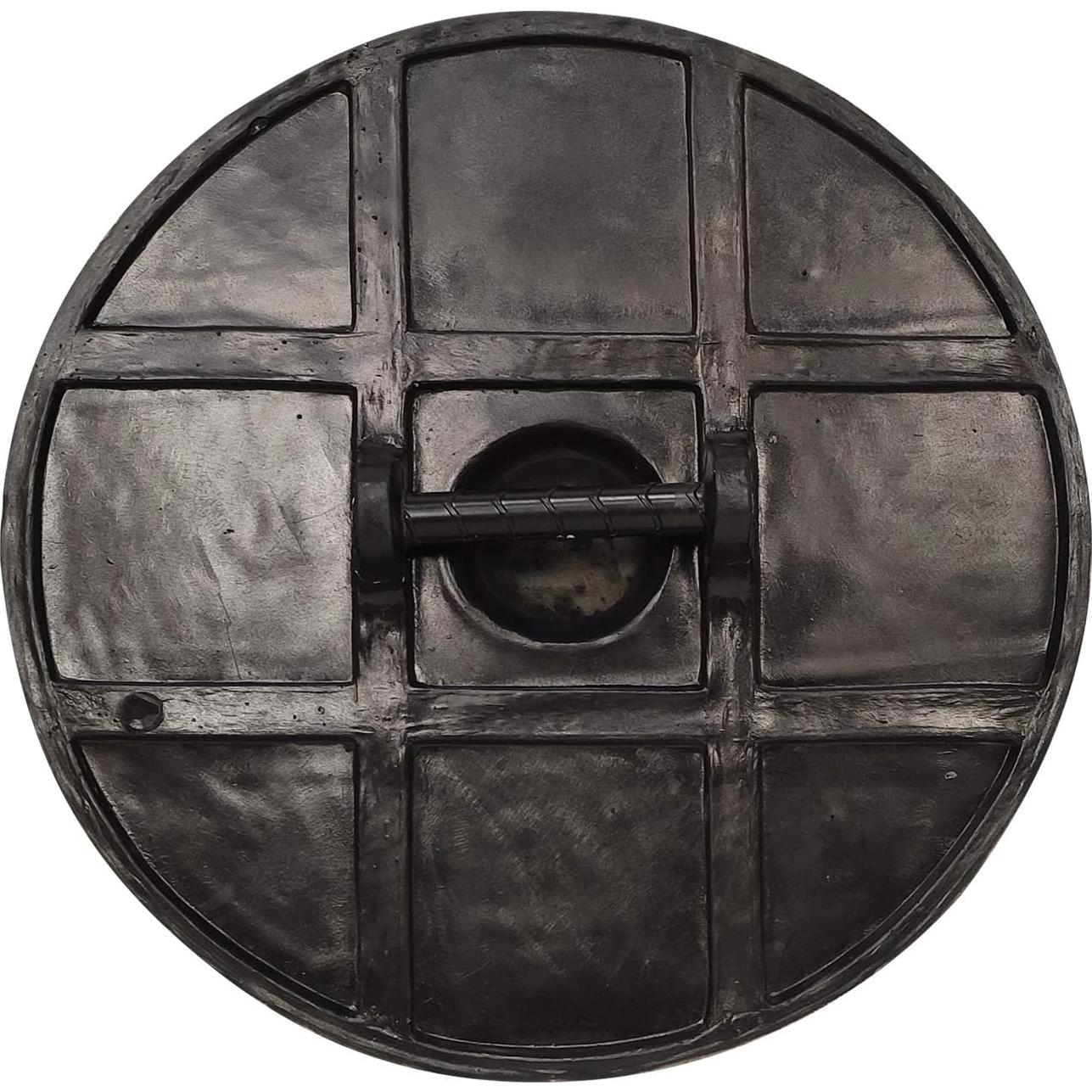 Escudo Redondo Vikingo LOOYAR 60cm + Hacha Mano Juguete