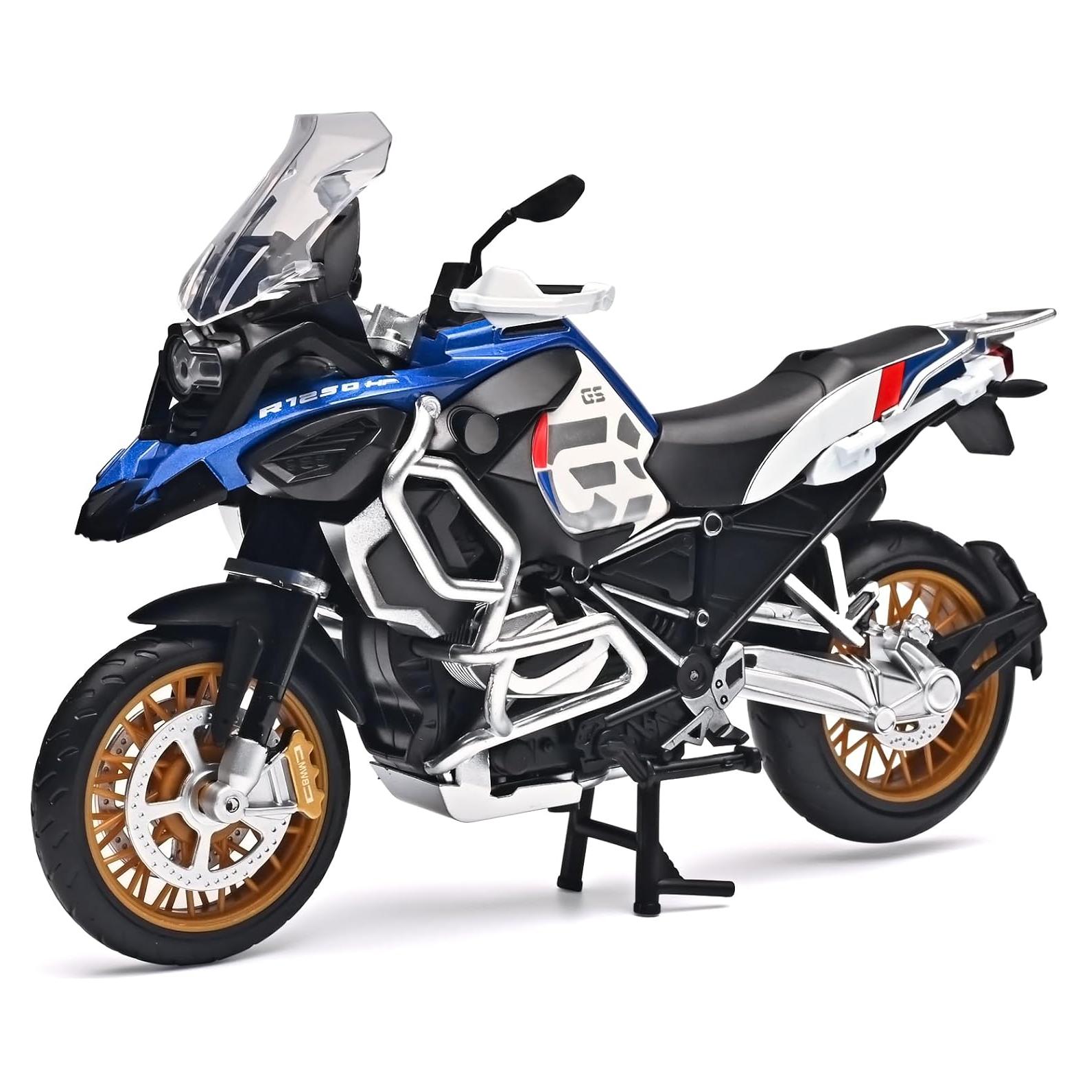 Modelo de Motocicleta Diecast RZAPE 1:12 Azul para Niños