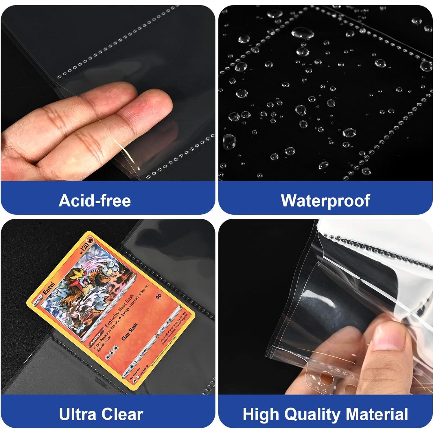 Paquete de 42 Fundas para Tarjetas YHIJF 9 Bolsillos 22.4x29cm