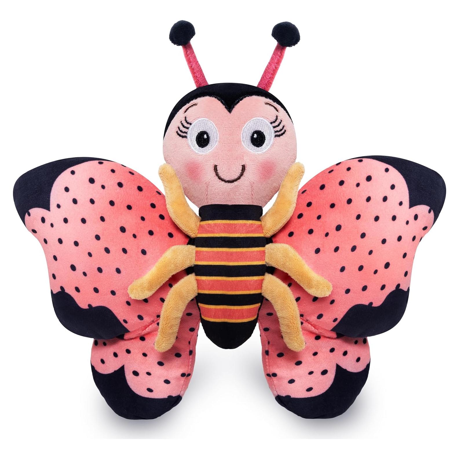 Juguete de Peluche Interactivo Sra. Mariposa Rosa 30 cm