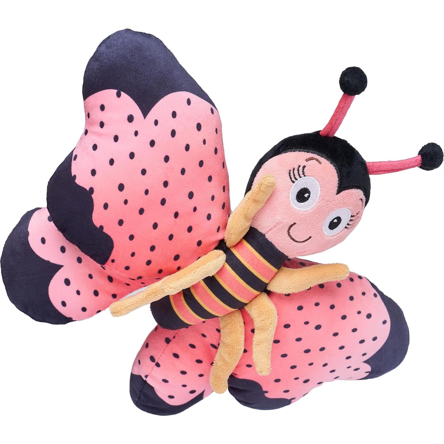 Juguete de Peluche Interactivo Sra. Mariposa Rosa 30 cm