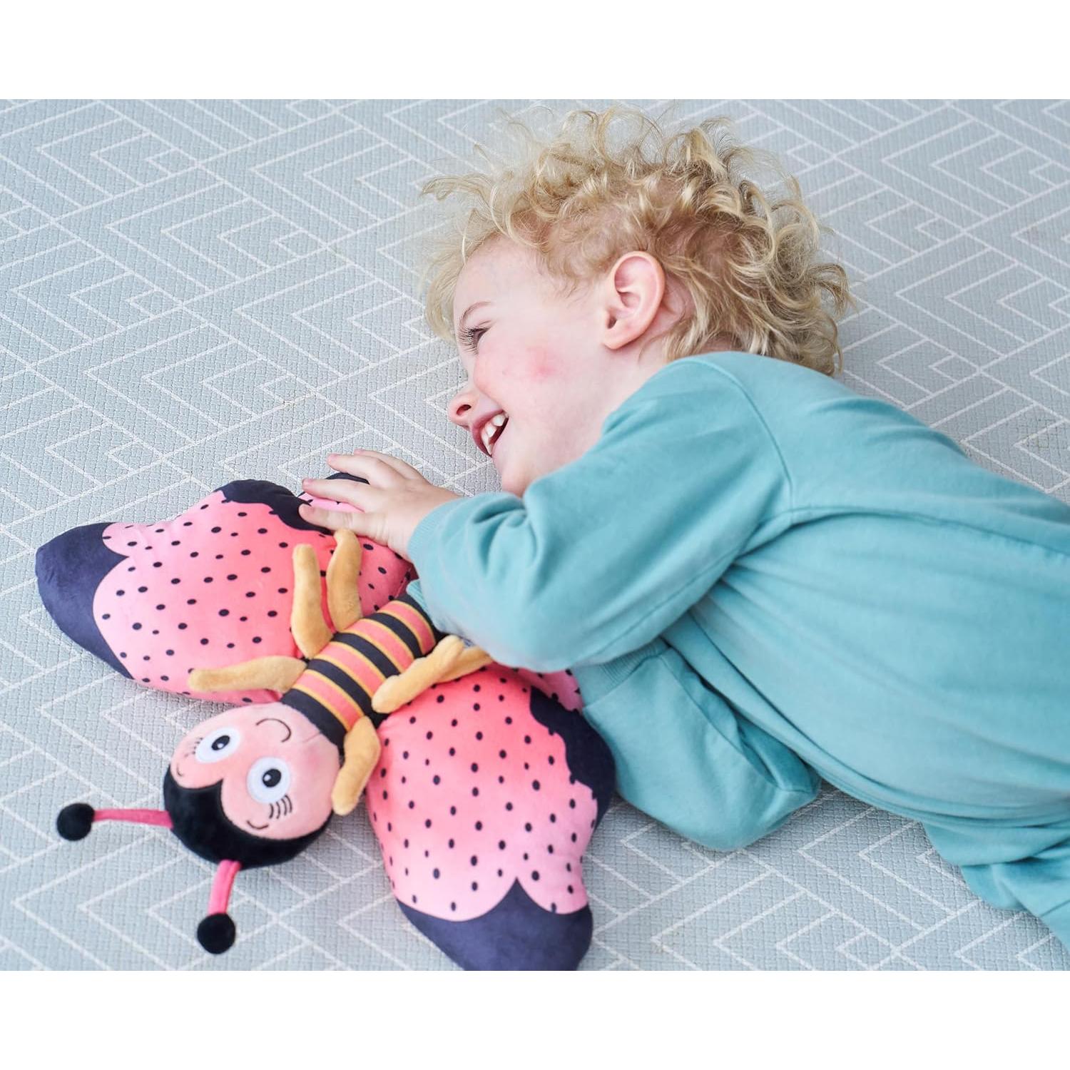 Juguete de Peluche Interactivo Sra. Mariposa Rosa 30 cm