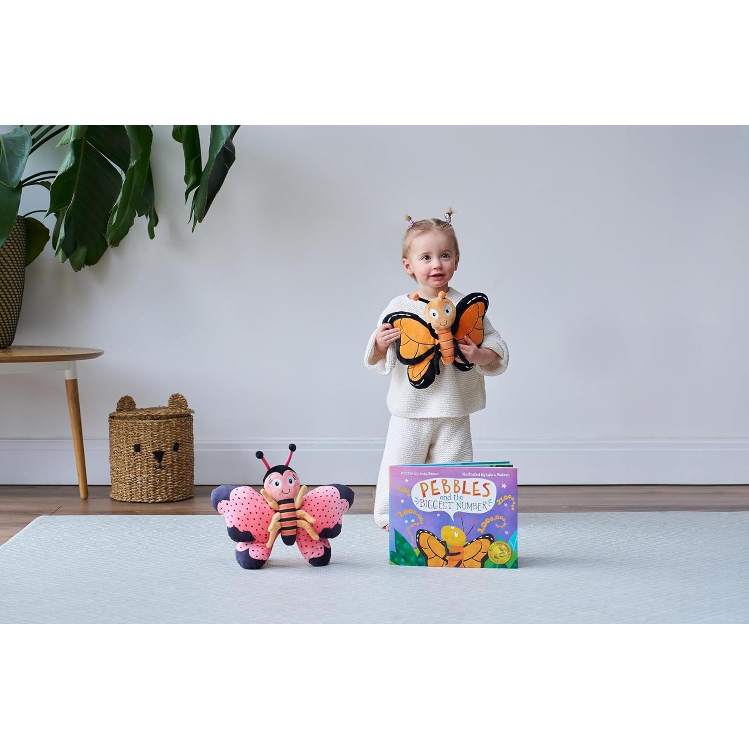 Juguete de Peluche Interactivo Sra. Mariposa Rosa 30 cm